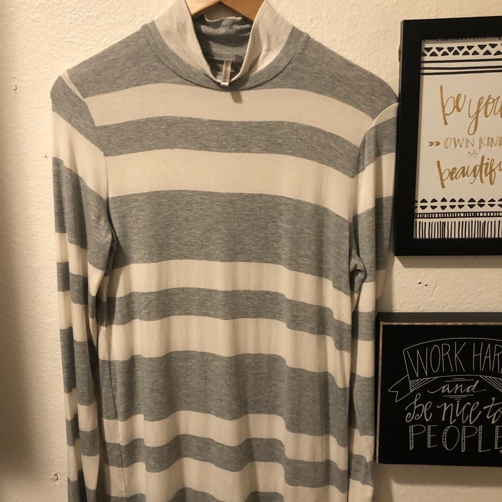 Long sleeve Mock Neck Women’s  Shirt